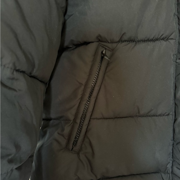 Gap Upcycled Puffer Coat in Black size S - Picture 6 of 12